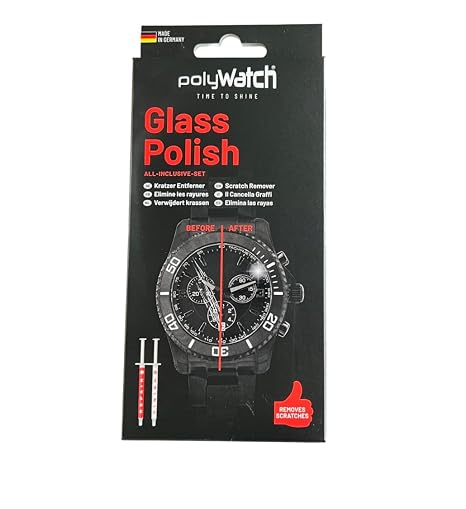 polyWatch® | Glass Polish | Uhrenglas-Politur für Glas/auch für Handydisplay - Made in Germany 32341