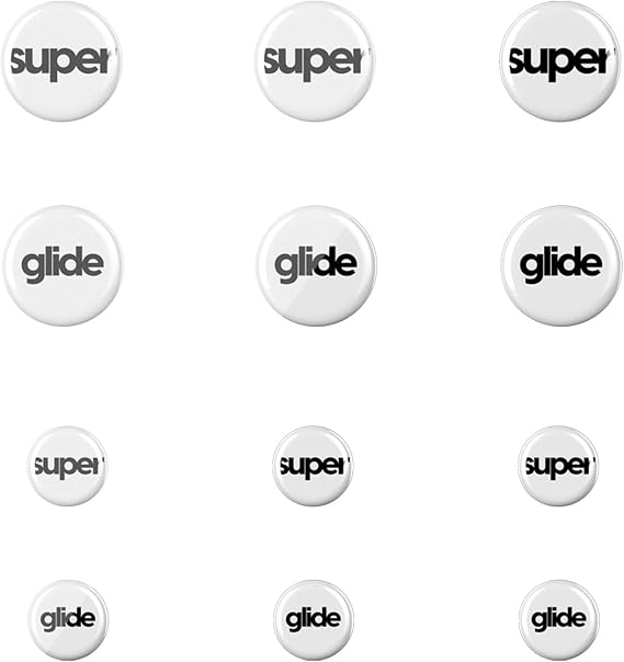 Pulsar Gaming Gears Superglide Type-S Universal 6mm + 9mm (12pcs), White