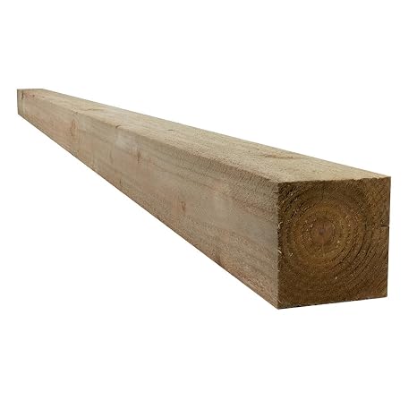 Snowdon Timber Treated 4x4" Fence Post | 4 Pack | 100 x 100 x 3000mm | Pressure Treated Timber for Garden Fencing