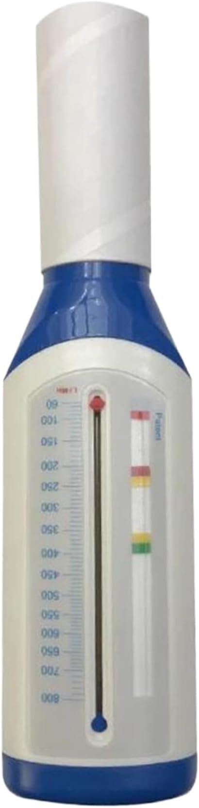 Spirometer Portable Peak Flows Meter Personal Pocket Incentive Spirometer Adult with Scale & Mouthpiece Breathing Exercise Device for Lungs Asthma Monitor for Women Men