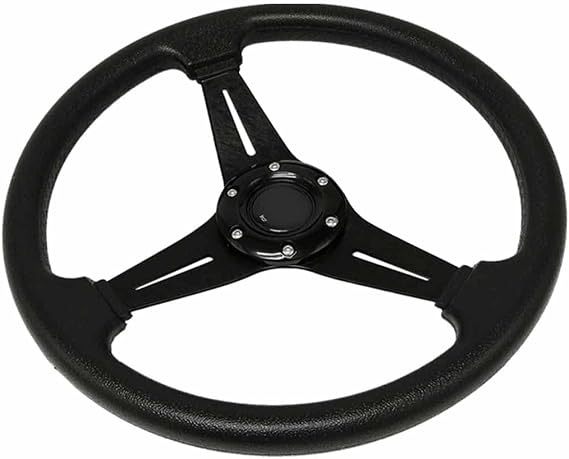 Deep Dish Racing Steering Wheel, 14" 350mm Carmodified Racing Competitive Game Steering Wheel