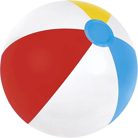 Inflatable Panel Beach Ball Large Colourful Swimming Pool Ball for Kids & Adults Summer Holiday Beach, Garden & Pool Party Birthday Gift & Outdoor Fun Ball.