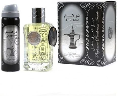 DIRHAM SILVER WITH DEO - Incredibly Long-lasting Fragrance