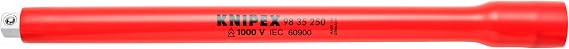 KNIPEX Tools - Extension Bar, 3/8" Drive, 1000V Insulated (9835250)