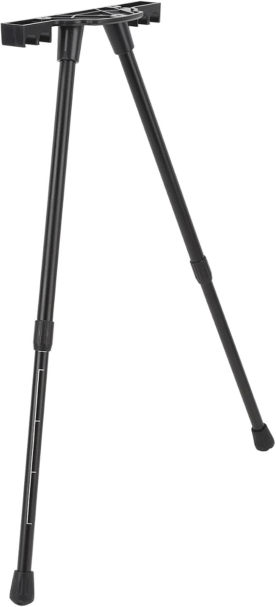 Kikumi Folding Table Legs Height Adjustable Aluminum Alloy DIY Folding Desk Legs Kit with Nylon Connector for Camping Table Computer Table