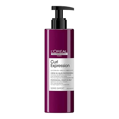 L'Oréal Professionnel, Definition Gelled Cream, for Any Type of Curls & Waves, Curl Expression, 250 ml