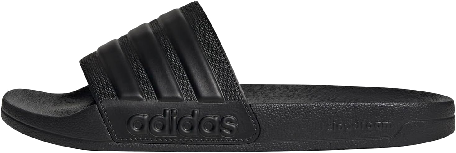 adidas Unisex Adilette Shower Slides, Core Black/Core Black/Core Black, 10 UK