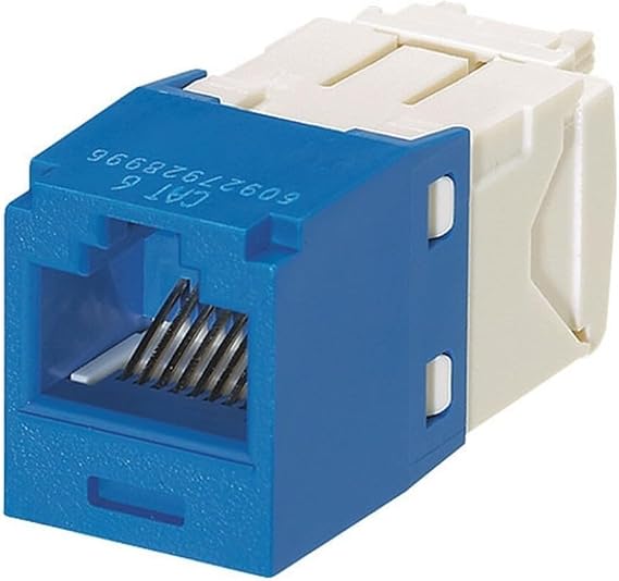 Panduit Copper Jack Module Blue - cable interface/gender adapters (RJ45, RJ45, Blue, Copper Jack Module)