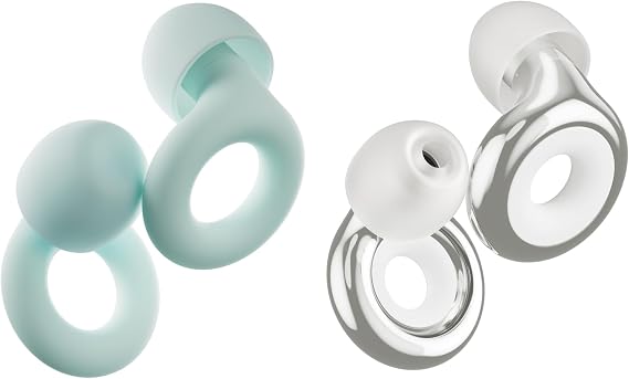 Loop Earplugs Day & Night Plus Bundle (2-Pack) – Loop Quiet 2 + Loop Experience 2 Plus | Reusable Ear Plugs for Sleep, Focus, Noise Sensitivity, Music, Events & More | 24 dB/18 dB Noise Reduction