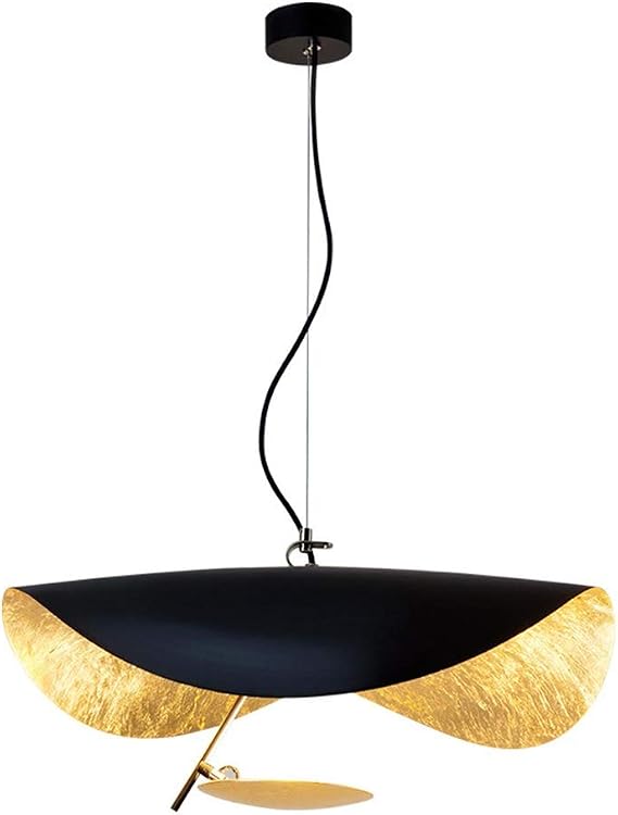 Minimalist Postmodern Restaurant Chandelier Creative Personality Lotus Leaf Lampd Foil Design Flying Saucer Chandelier