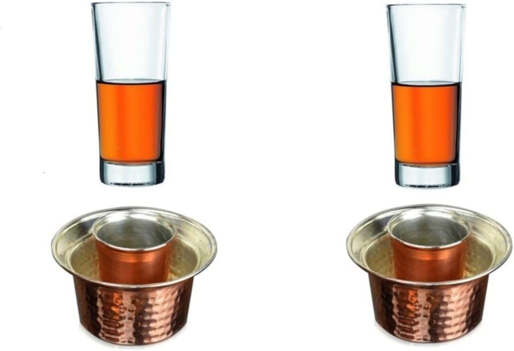 Paşabahçe Bardak Bakır Ehlikeyf 2 Kişilik Özel Set