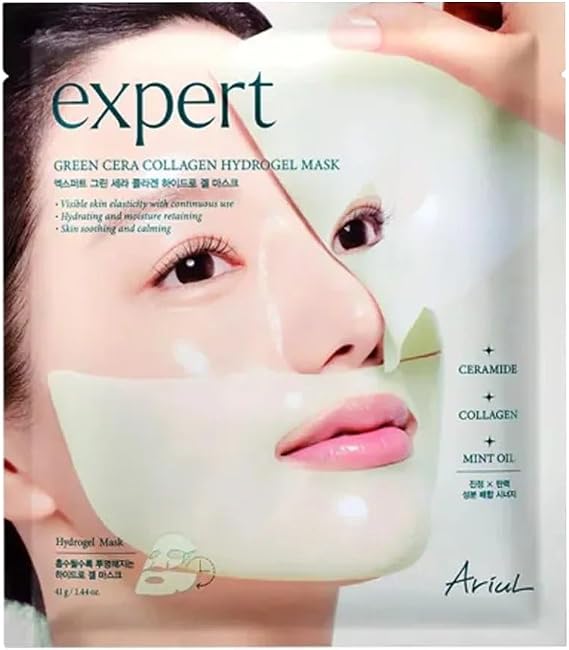 Ariul Expert Green Cera Collagen Hydrogel Mask (Single Sheet) - Seramid & Kolajen Onarıcı Hidrojel