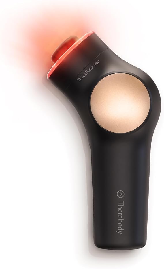 TheraFace PRO Microcurrent Facial Device, 8-in-1 Face Massager, Black