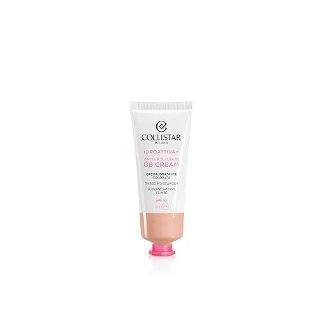 Collistar Idroattiva+ BB Cream Viso Antipollution 100H Moisture SPF 30 Imperceptible Texture for All Skin Types Even Sensitive No. 1 Light 50 ml