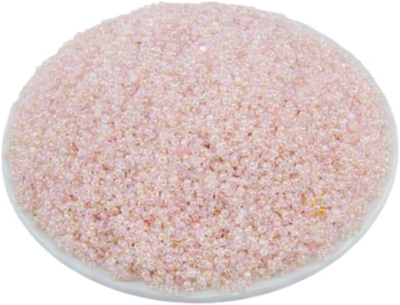 Serhat Aksesuar ve El İşçilik Janjan Toz Pembe (11/0) 2 mm Kum Boncuğu 100 gr