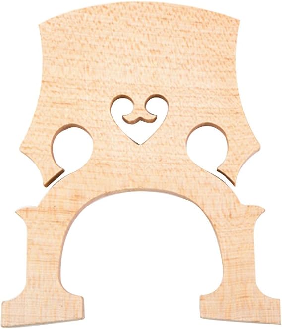 Benkeg 1pc Replacement Part 3/4 Maple Bridge for Double Bass Contrabass Upright Bass,1pc Replacement Part