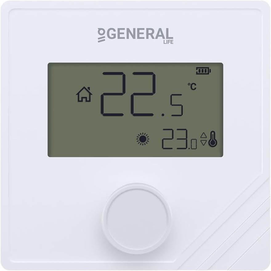 MITRA HT25 RF Kablosuz Oda termostatı (Beyaz)
