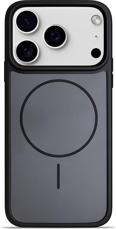 Ehr. iPhone 17 Pro Max / 18 Pro Max ile Uyumlu MagSafe Wireless Şarj Özellikli Kılıf, Kamera Korumalı, Yumuşak Dokulu Darbe Emici Premium Arka Kapak (Siyah, iPhone 17 Pro Max / 18 Pro Max)