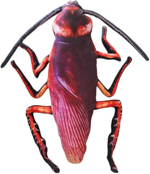 XIYUAN Cockroach Plush - Cockroach Stuffed Animal Pillow | Creative Plush Toy,for Holidays Birthday Gifts or Plushie Lovers