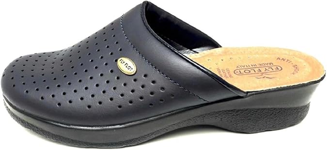 Fly Flot Women's Blue Solid Health Slippers
