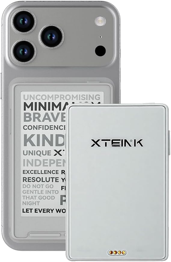 XTEINK X3 3.7" Pocket E-Ink eBook Reader, Mist Gray