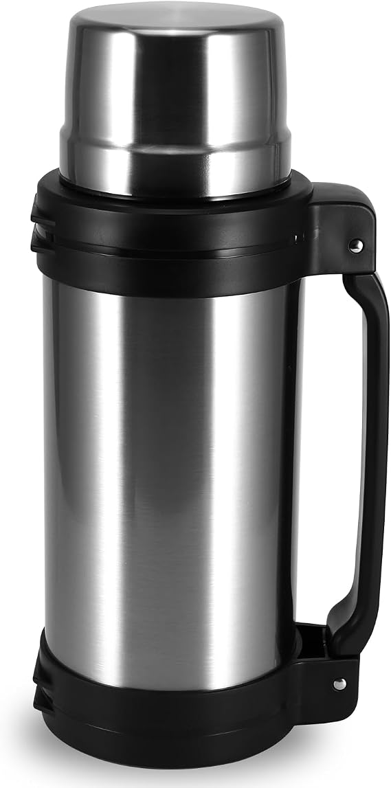 Flask for Hot and Cold Drinks, 2L Stainless Steel Vacuum Insulated Flask
