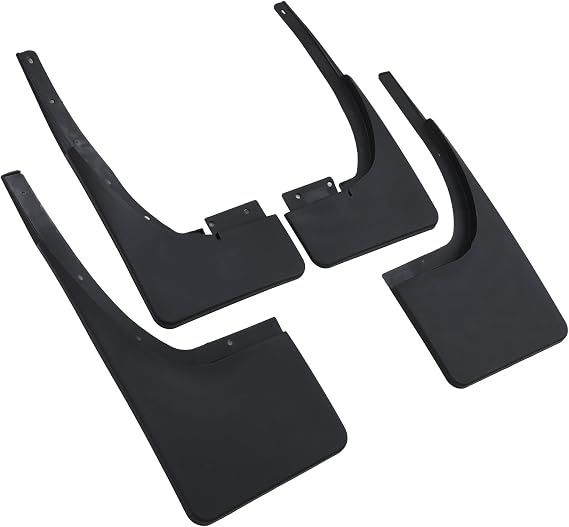 Predator4x4 Mudflaps Kit Front Rear Compatible With Ford Ranger T6 T7 T8 11-22 4x Black OEM Replacement Heavy Duty Splash Guards Mud Flaps Set