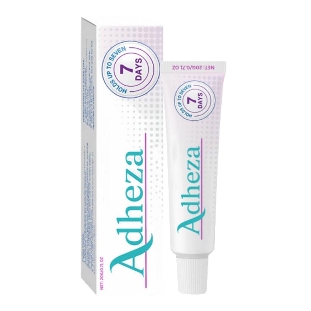 Strong Adheza Dental Adhesive Original, Adheza Thermoplastic Dental Adhesive, AdhezaDenture Fixative, Strong Hold Denture AdhesiveCream for Teeth Repair 1pcs