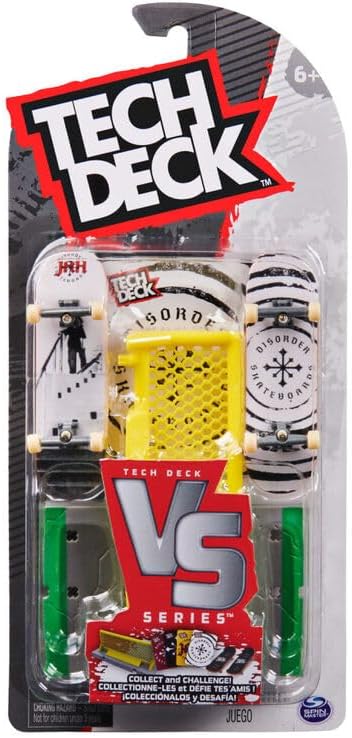 Tech Deck Vs Series Disorder Skateboards Fingerboard, Obstacle and Challenge Card Set