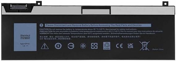 MODANOM Dell Precision 7530 7540 5TF10 ile Uyumlu Notebook Batarya Laptop Pil Ver.1 4 Cell Tip-A