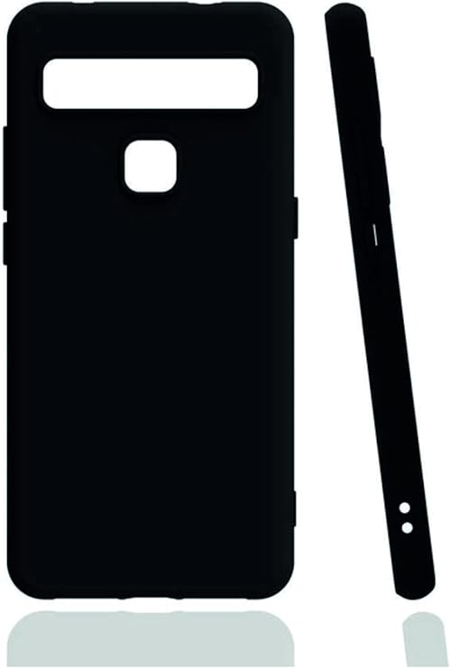 TCL 10L İle Uyumlu Kılıf Kamera Korumalı Silikon Rubber Arka Kapak Siyah