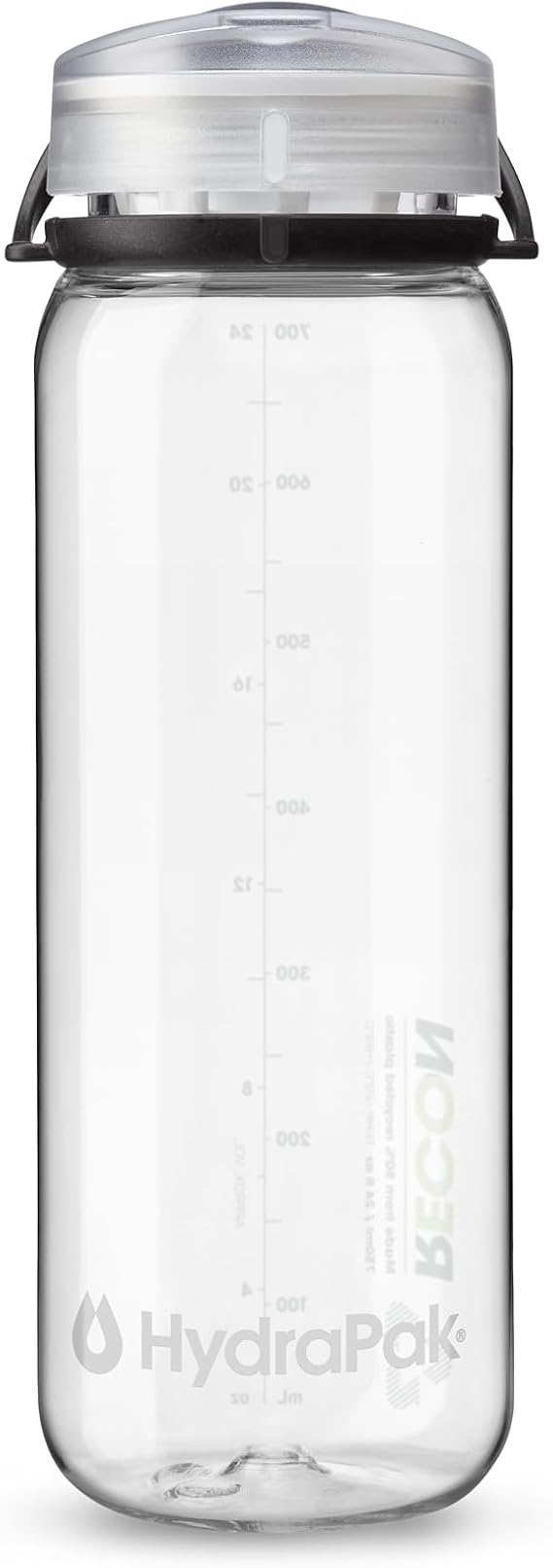 HydraPak Recon 0.75L Clear/Black & White BR01W