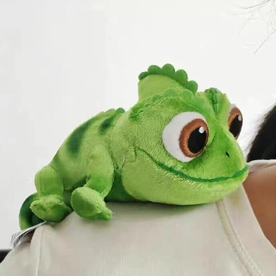 Pascal Chameleon Plush Shoulder Riding Stuffed Animal Toy, Doll, Lizard Plush Figure for Kids