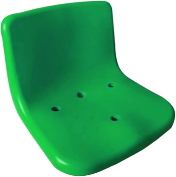 Stadium Bleacher Seats - Concrete-Mounted Plastic Row Seats for Indoor/Outdoor Sports Venues, Gymnasiums, Auditoriums & Event Grounds(Green,Medium)