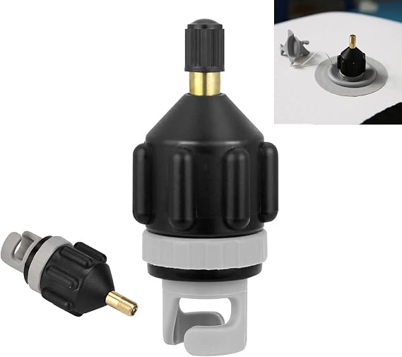 Canoe Valve Adapter - Air Pump Valve Converter - Adapter Accessory for Inflating Canoe, Sup, Paddle Board, Inflatable Boat, Kayak