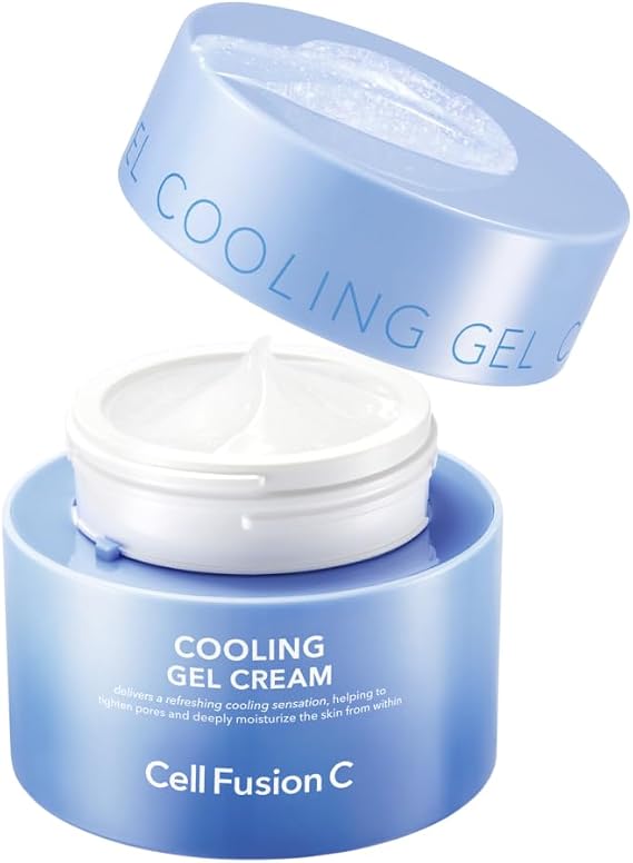 Cell Fusion C Cooling Gel Cream, 1.7 fl oz 50 ml, Intensive Calming, Rough Skin Care, Redness Relief, Moisture Barrier, Hypoallergenic, Gel Type, Korean Cosmetics