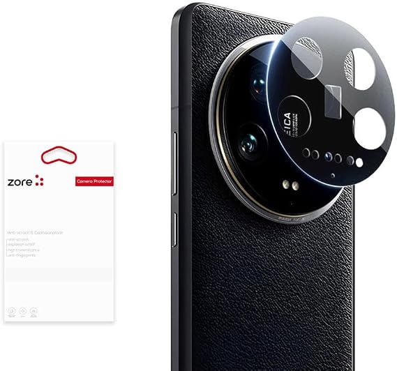 Zore Xiaomi ile uyumlu Mi 14 Ultra 3D Kamera Camı Siyah