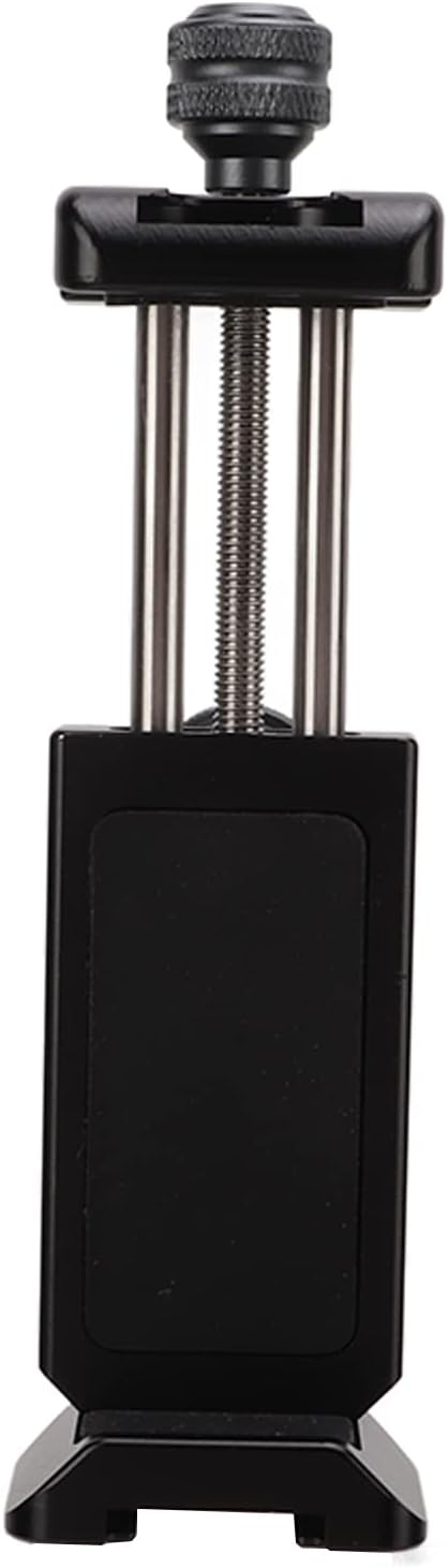 VEDGE V6 Metal Universal Smartphone Tripod Mount Adapter Ideal for Vlogging Photography and Video Conferencing Crafted from Aluminium Alloy with 1/4in Screw Hole Cold