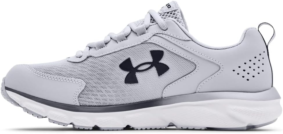 Under Armour Men's Charged Assert 9 Running Shoe, Mod Gray 101/White, 11 X-Wide, mod gray 101/black