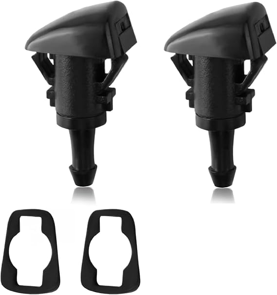 2PCS Car Front Windscreen Washer Jets 98630-2K100, Washer Jets Replacement Nozzles for Hyundai ix35 Kia Tucson Sportage Soul Santa Fe Sonata 15878745, 98630-3J000 Wiper Blades Accessories