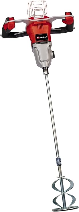 Einhell Professional TP-MX 18-2 Li BL ソロパワー Xチェンジ コードレス ペイントスターラー 2段変速機、ブラシレス、最大720RPM、速度制御、スターラー直径120mm、電池なし