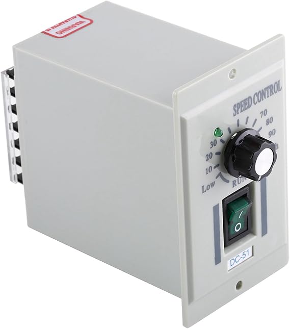 Speed Controller, DC Motor Speed Controller, 24V-90V, Variable Input AC 110V, Adjustable, Small, High Precision
