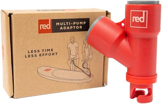 Red Original SUP Paddleboard Multi Pump Adaptor (compatible with all HR valve fittings and a range of boards)