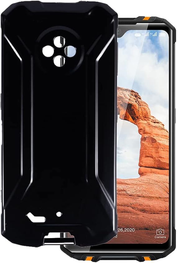 Case Compatible with Oukitel WP8 Pro Case Shockproof TPU Soft Flexible Gel Protective Phone Cover with Anti-Scratch & Military-Grade Anti-Drop (Black)