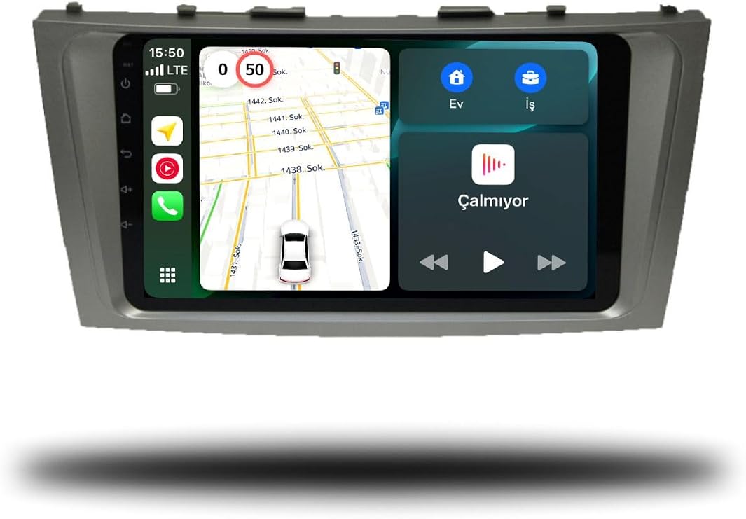 MarTechno Android Multimedya 4GB RAM 32GB Hafıza Toyota Camry 2006-2012 ile uyumlu