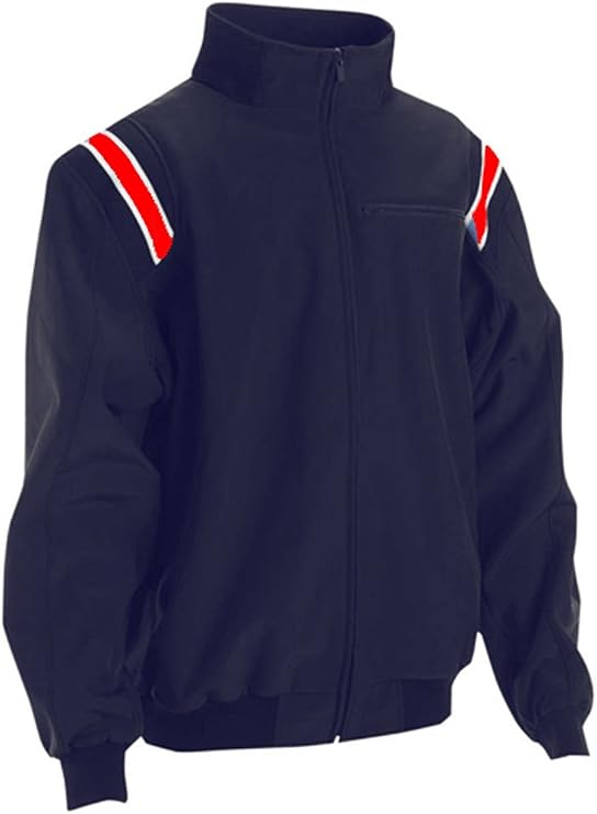 Smitty Pro Style Cold Weather Umpire Jacket (3X-Large, Navy/Red)