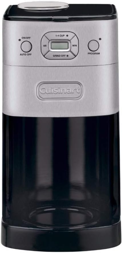 Cuisinart DGB-625BC 挽いて抽出 12カップ 自動コーヒーメーカー つや消しメタル パッケージは異なる場合があります 並行輸入品