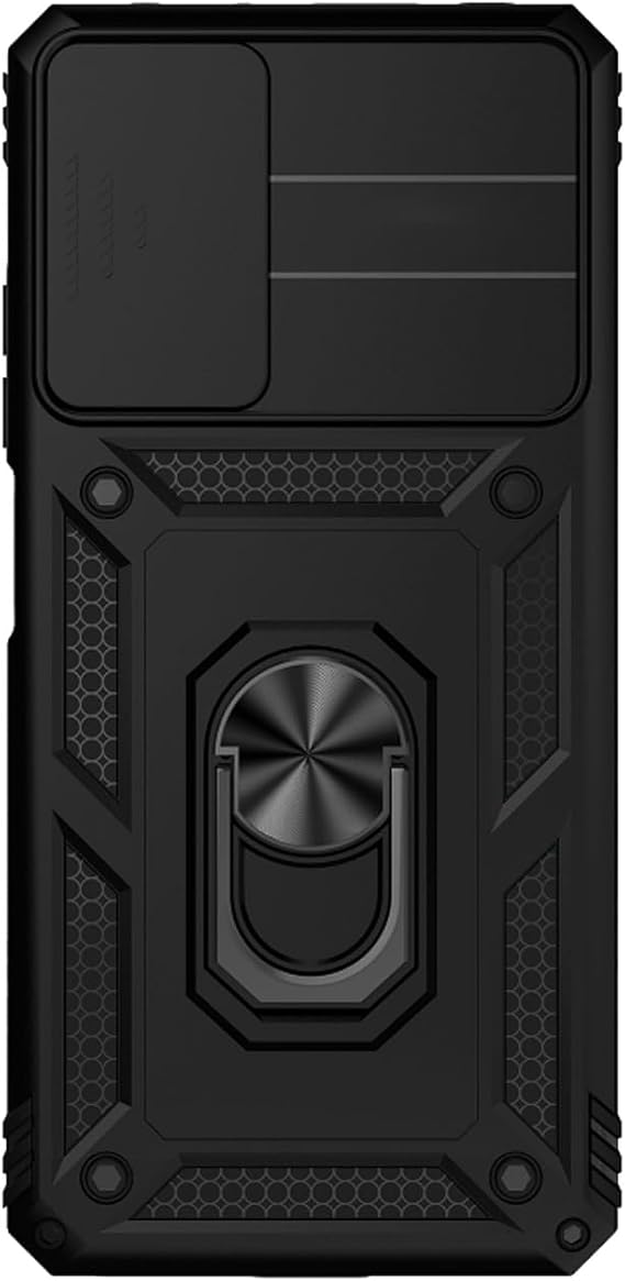 Microcase OnePlus 13T QUBEC Serisi Kamera Kapaklı Yüzük Standlı Kılıf-AL5117