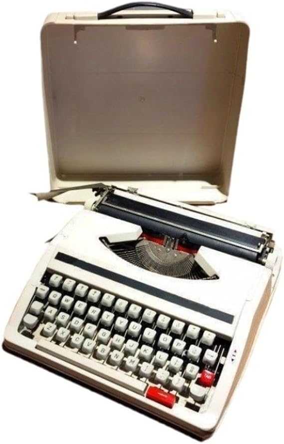 Manual Typewriter Wireless Traditional Retro Envelope Letter Writing Novel Taking Note White