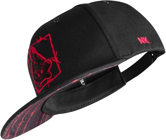 Nebelkind Snapback-Cap Men Women Barbed Wire, OneSize, Base-Cap, Size Adjustable, Unisex, Trendy, Streetwear Style, Baseball Cap with Straight Peak, Retro